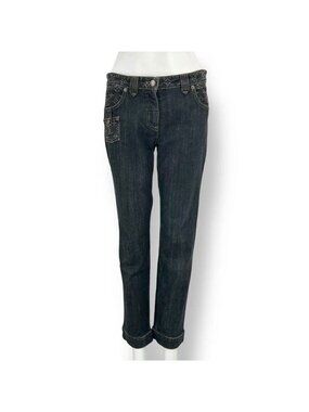 Louis Vuitton Monogram Denim Pants Black 34